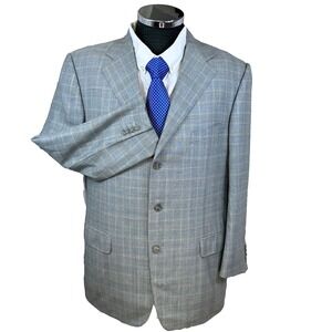 Ermenegildo Zegna Su Misura Trofeo 100% Wool Dual Vent Blazer Sport‎ Jacket 42R